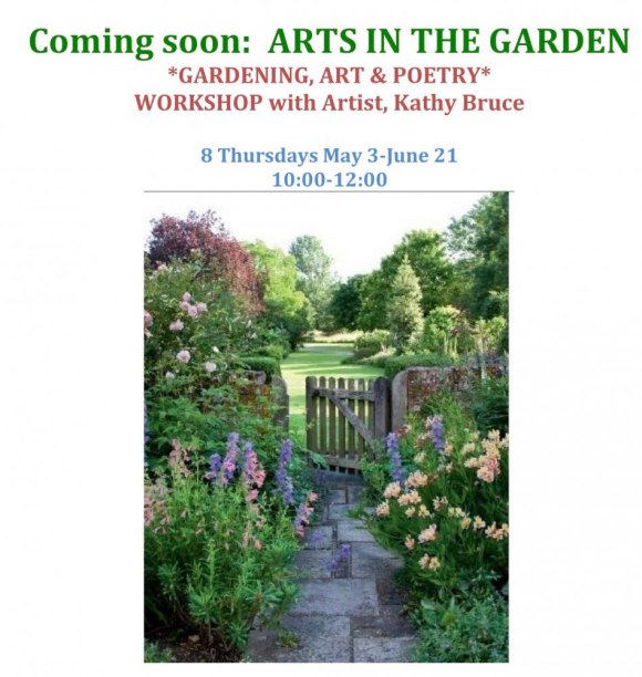 May 18th, Arts in the Garden, CBN/RI Senior Center May 18th, Arts in the Garden, CBN/RI Senior Center